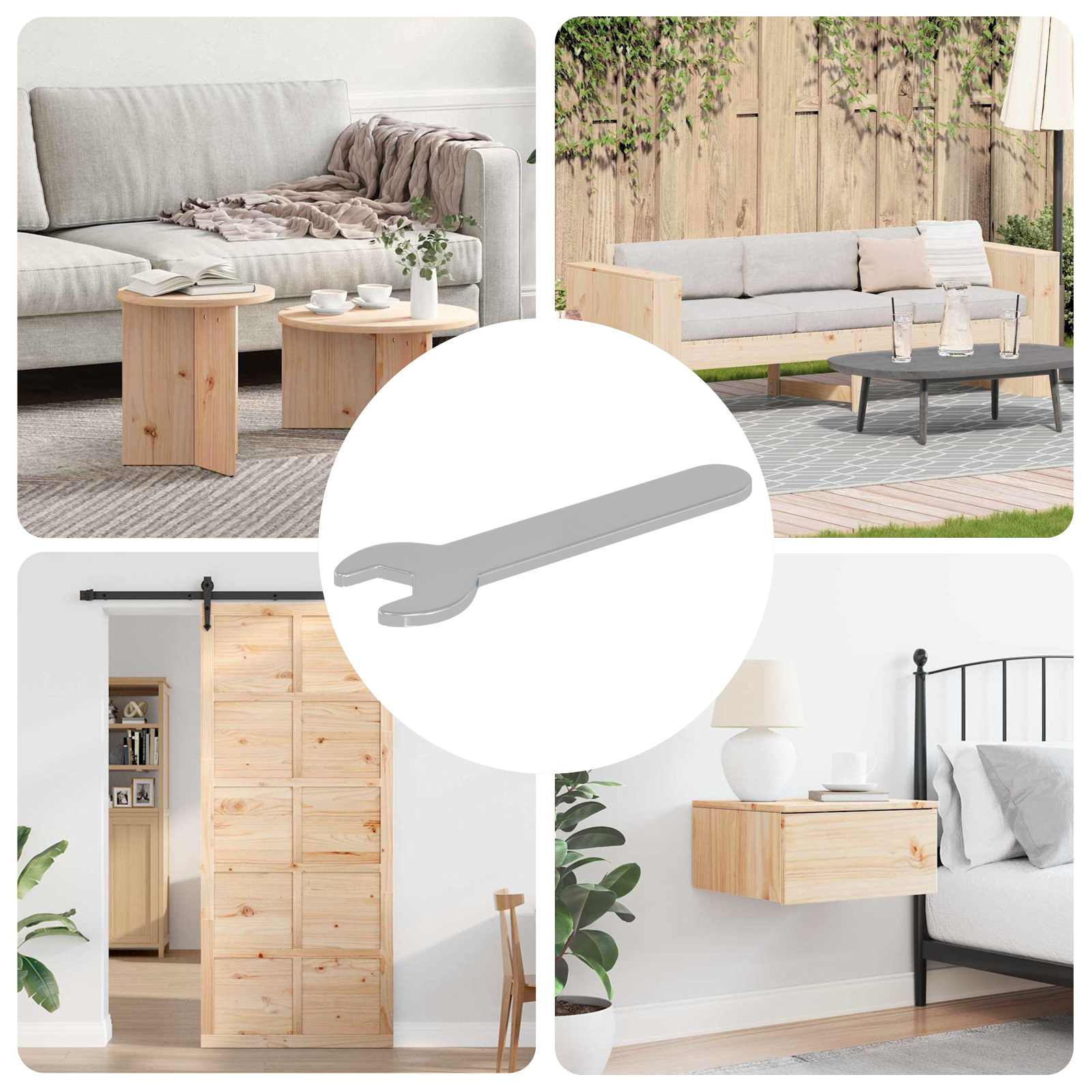 Δίχαλο 12 pcs Ασημί 10 mm Σίδερο