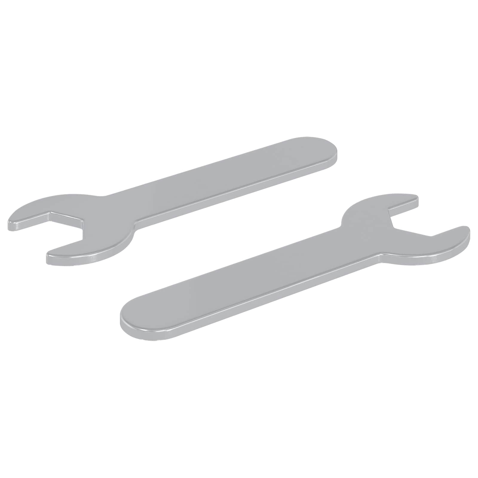 Δίχαλο 2 pcs Ασημί 13 mm Σίδερο