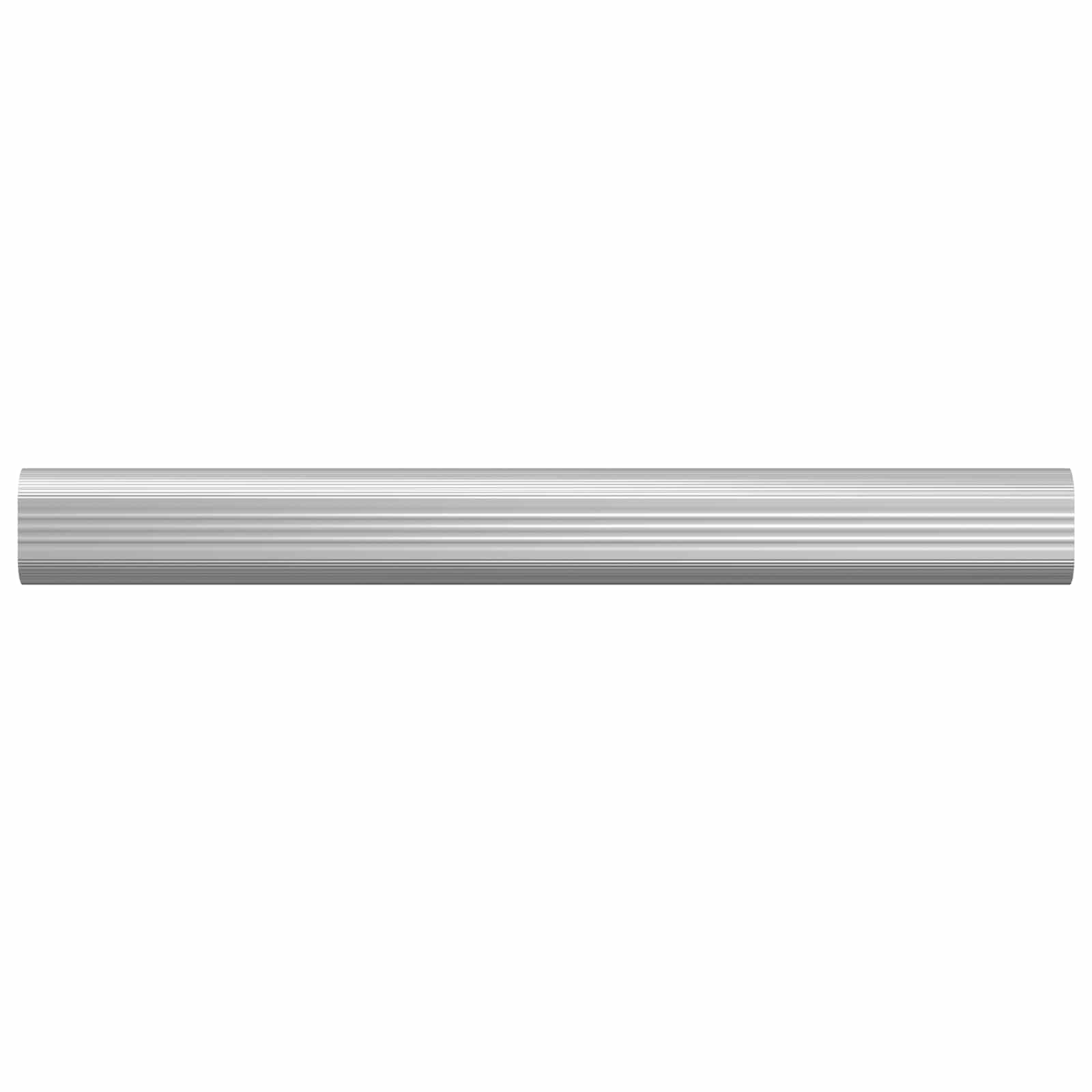 Ράβδος Ντουλάπας 2 pcs Ασημί 264 x 15 x 29 mm Αλουμινένιο Κράμα