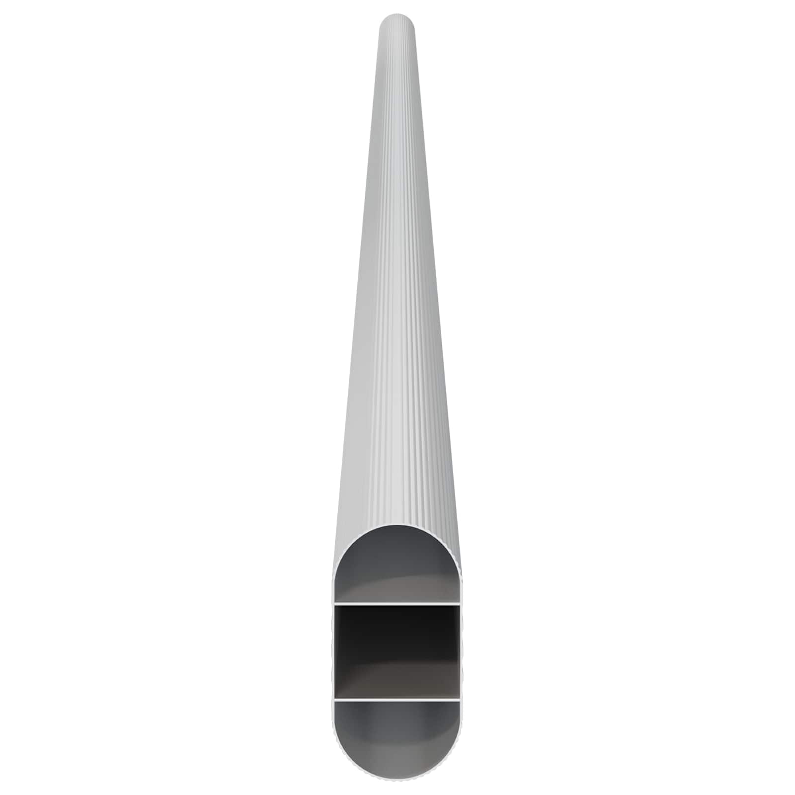 Ράβδος Ντουλάπας 2 pcs Ασημί 764 x 15 x 29 mm Αλουμινένιο Κράμα - Pakobazaar