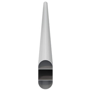 Ράβδος Ντουλάπας 2 pcs Ασημί 764 x 15 x 29 mm Αλουμινένιο Κράμα - Pakobazaar