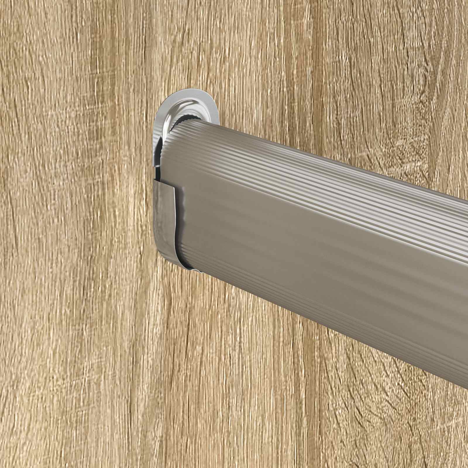 Βραχίοντας ράγας ντουλάπας 12 pcs Άσπρος Ψευδάργυρος Σίδερο - Pakobazaar