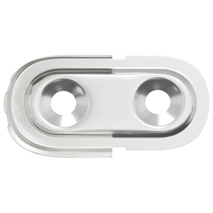 Βραχίοντας ράγας ντουλάπας 12 pcs Άσπρος Ψευδάργυρος Σίδερο - Pakobazaar