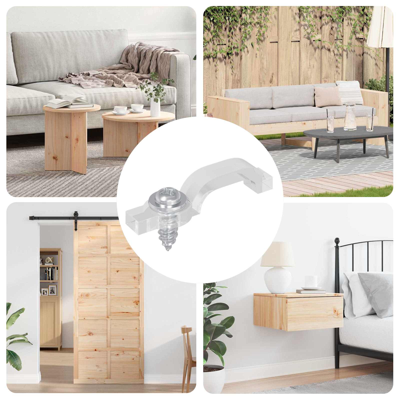 Κλιπ LED Ταινίας 12 pcs Διαφανές 23,8 x 7,3 x 4,3 χιλ - Pakobazaar