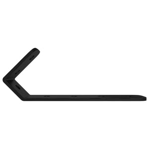 Άγκιστρα 2 τμχ. Μαύρο M5 x 110 mm Σίδερο