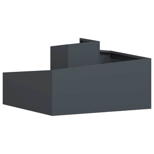Γλάστρα Κήπου Ανθρακί 80 x 80 x 50 εκ. Ψυχρής έλασης χάλυβας - Pakobazaar
