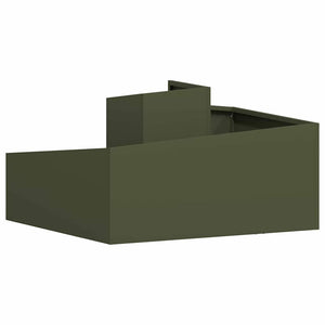 Γλάστρα Κήπου Λαδί 80 x 80 x 50 εκ. Ψυχρής έλασης χάλυβας