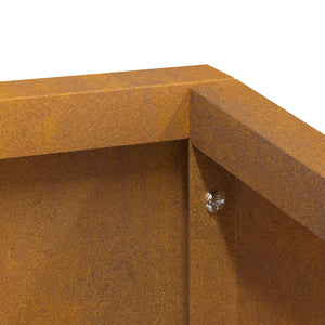 Γλάστρα Κήπου Σκ rusty 80 x 80 x 50 εκ.
