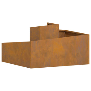 Γλάστρα Κήπου Σκ rusty 80 x 80 x 50 εκ.