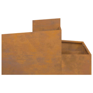 Γλάστρα Κήπου Σκ rusty 80 x 80 x 50 εκ.
