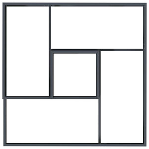 Γλάστρα Κήπου Ανθρακί 100 x 100 x 50 cm Ψυχρής έλασης χάλυβας - Pakobazaar
