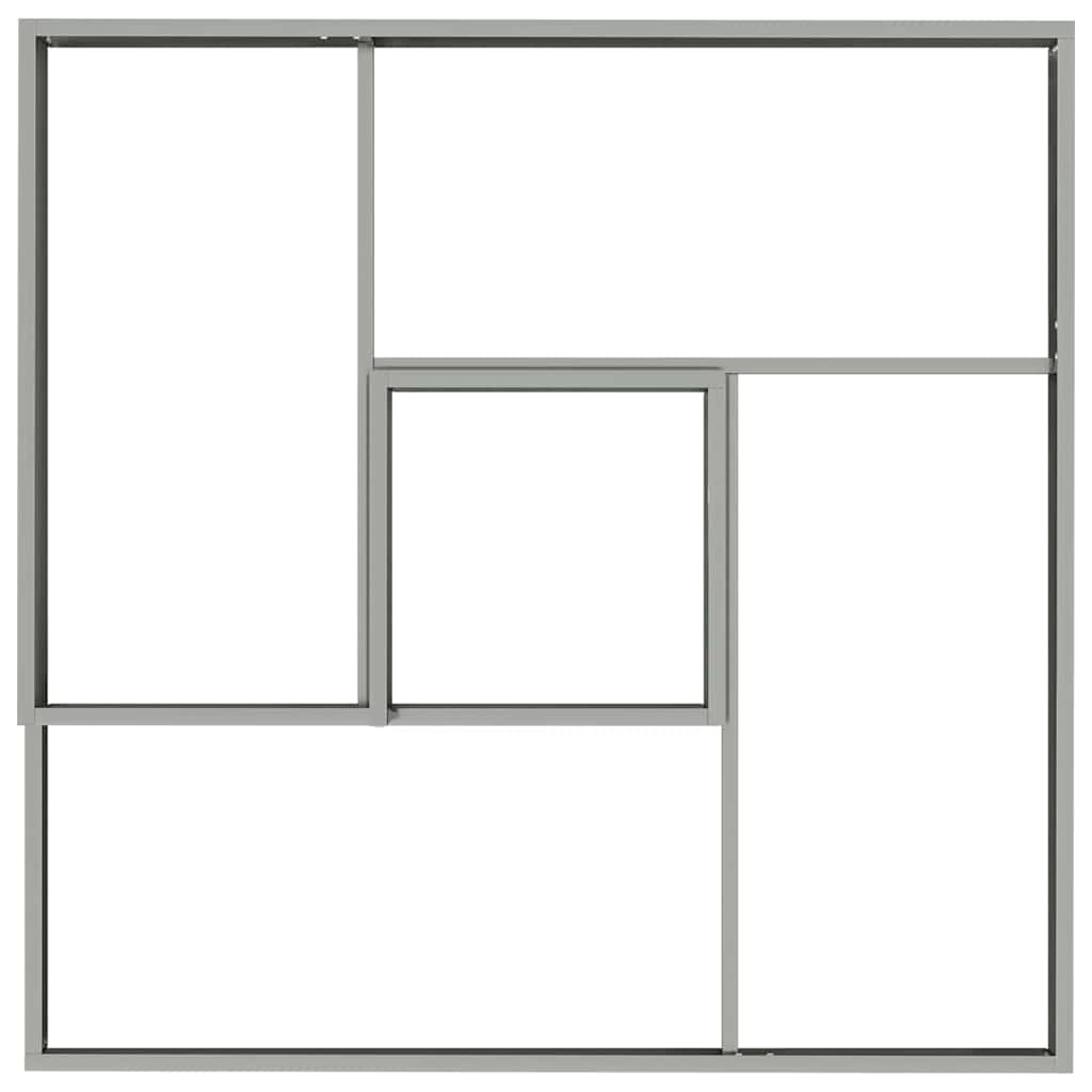 Γλάστρα Κήπου Ασημί 100 x 100 x 50 cm Επικαλυμμένος Χάλυβας