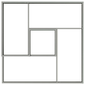 Γλάστρα Κήπου Ασημί 100 x 100 x 50 cm Γαλβανισμένος Χάλυβας
