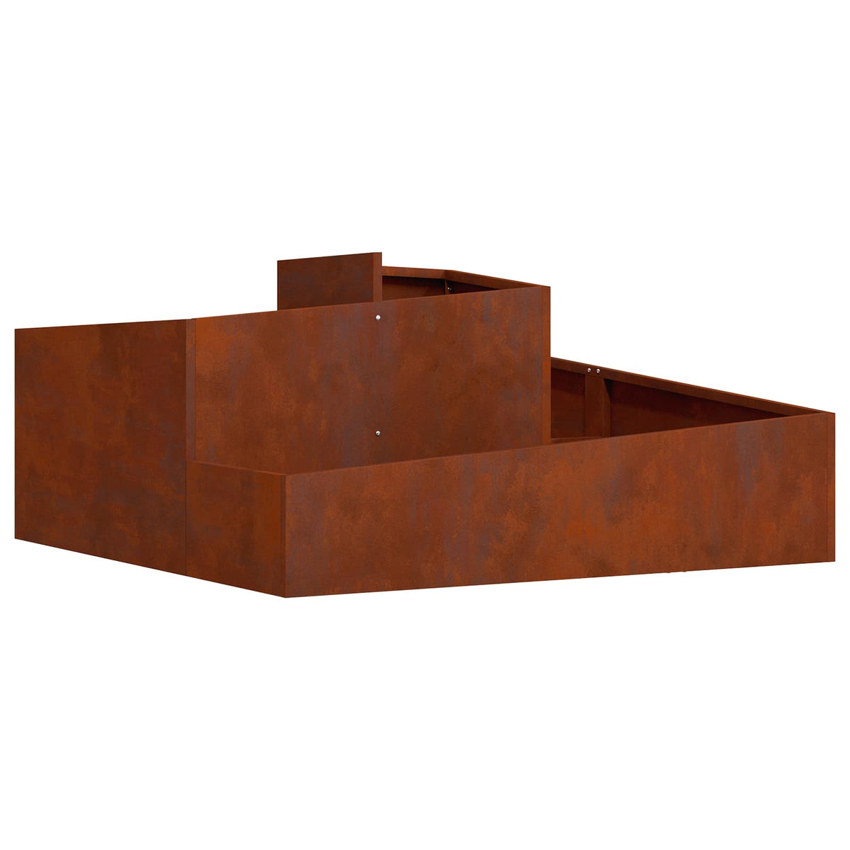 Γλάστρα Κήπου Σκ rusty 100 x 100 x 50 cm - Pakobazaar