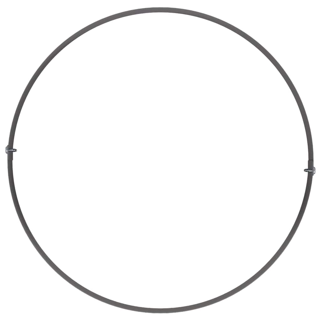 Δακτύλιος γλάστρας Μαύρο 30 x 30 x 20 cm Ψυχρής έλασης χάλυβας - Pakobazaar