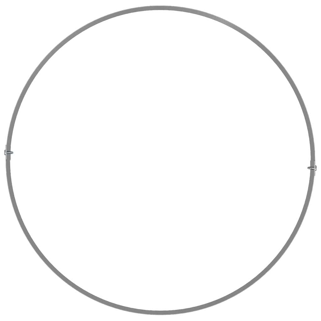Δακτύλιος γλάστρας Ασημί 40 x 40 x 20 cm Ανοξείδωτο ατσάλι