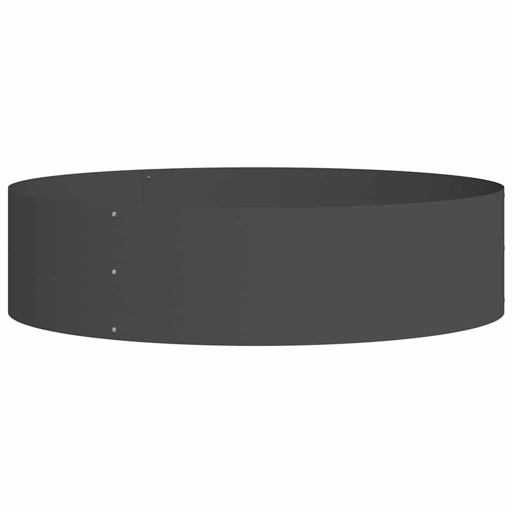 Δακτύλιος γλάστρας Μαύρο 80 x 80 x 20 cm Ψυχρής έλασης χάλυβας