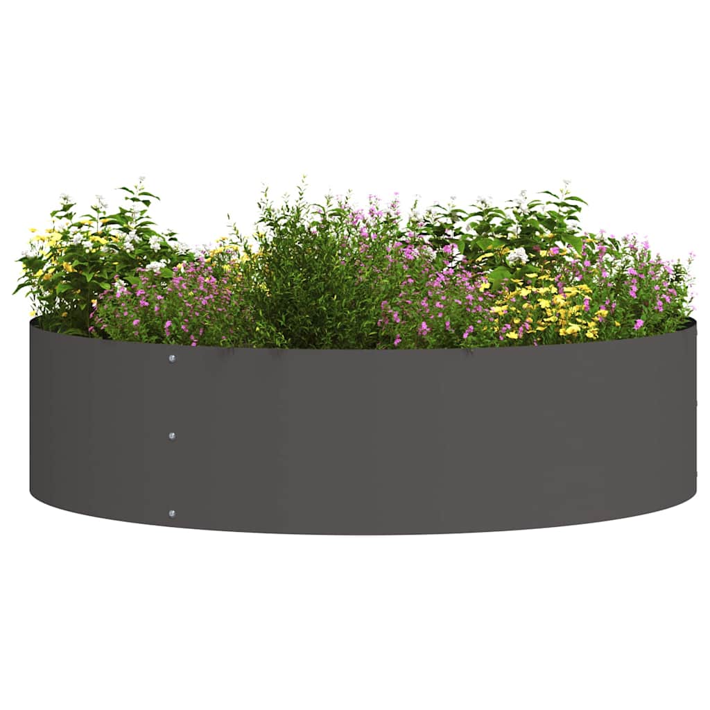 Δακτύλιος γλάστρας 5 pcs Μαύρο 80 x 80 x 20 cm - Pakobazaar