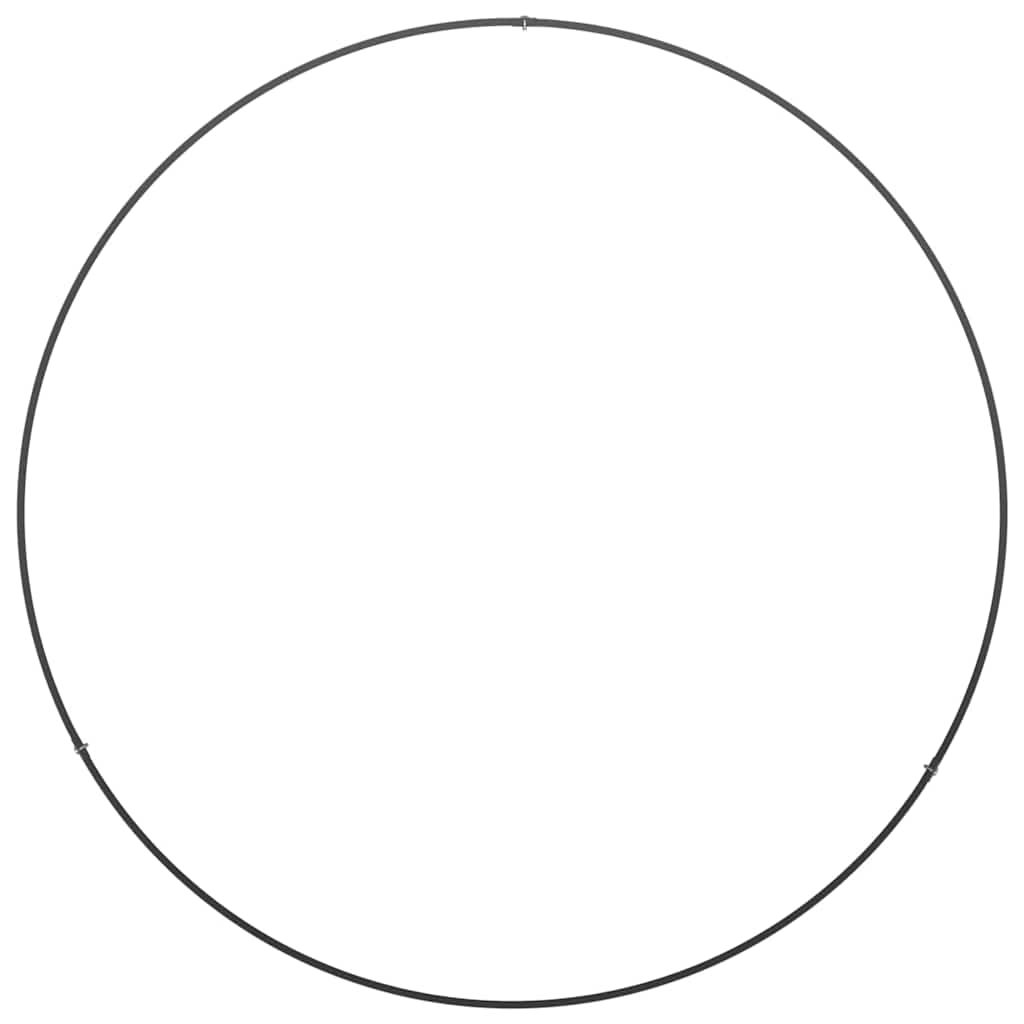 Δακτύλιος γλάστρας 5 pcs Μαύρο 80 x 80 x 20 cm - Pakobazaar