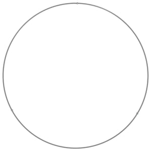 Δακτύλιος γλάστρας 5 τμχ. Ασημί 80 x 80 x 20 cm - Pakobazaar