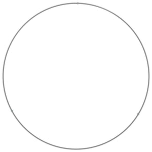 Δακτύλιος γλάστρας 5 τμχ. Ασημί 80 x 80 x 20 cm