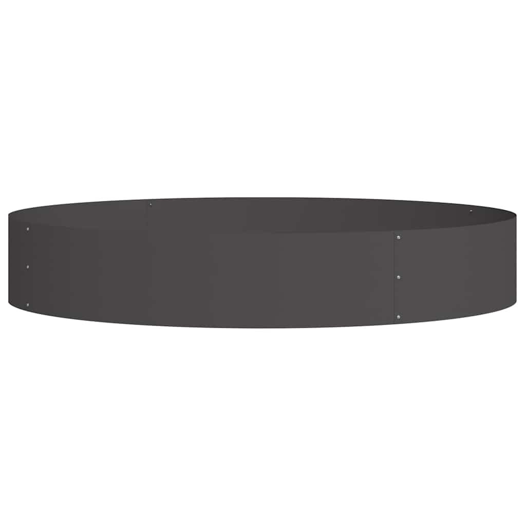 Δακτύλιος γλάστρας Μαύρο 120 x 120 x 20 εκ. - Pakobazaar