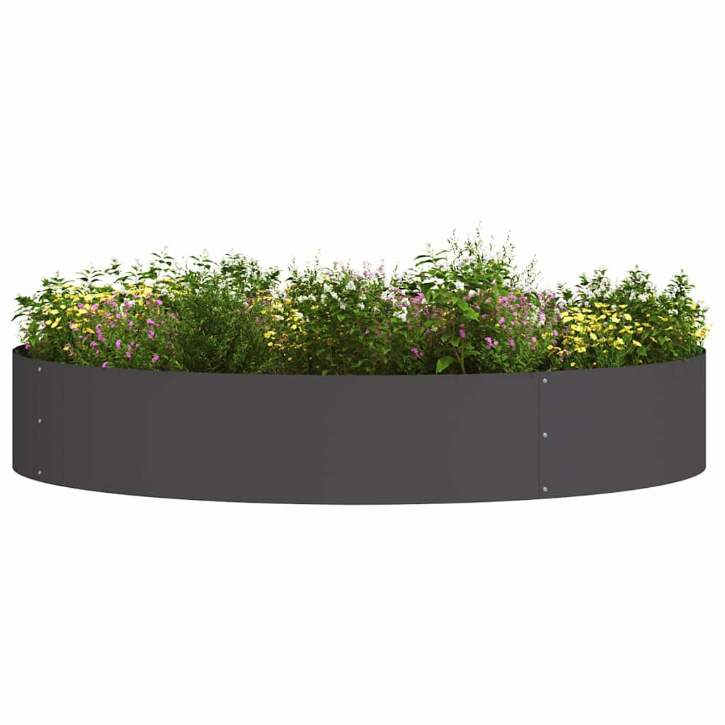 Δακτύλιος γλάστρας 5 pcs Μαύρο 120 x 120 x 20 εκ. - Pakobazaar