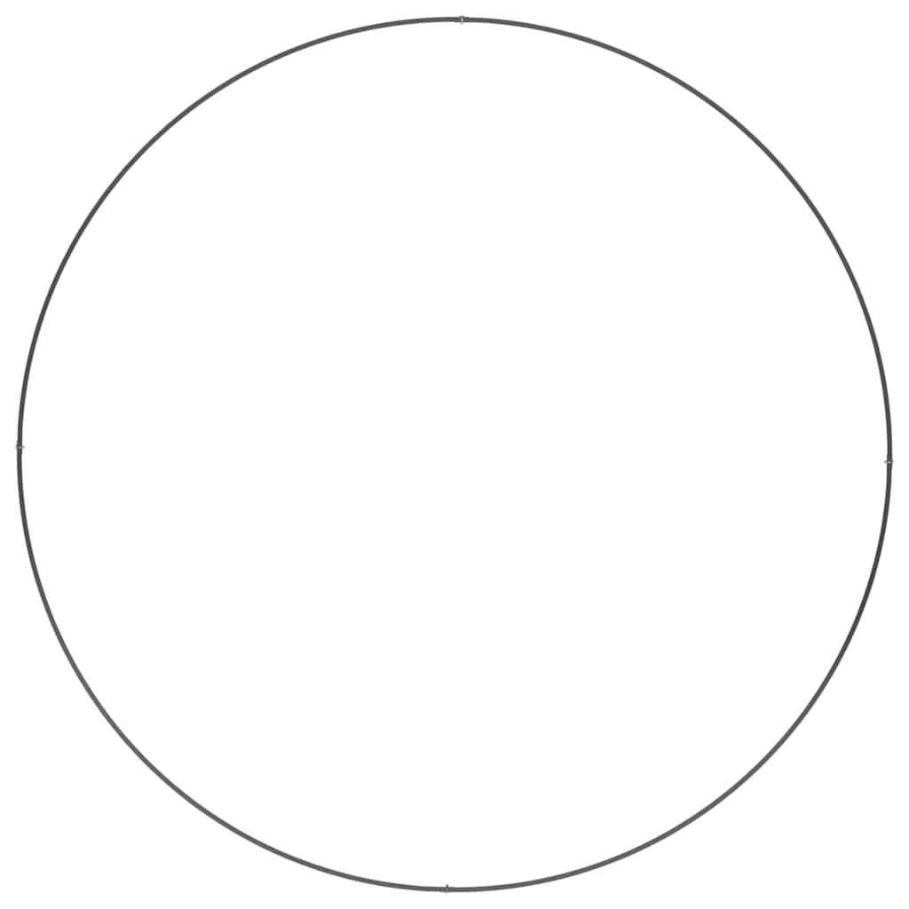 Δακτύλιος γλάστρας 5 pcs Μαύρο 120 x 120 x 20 εκ. - Pakobazaar