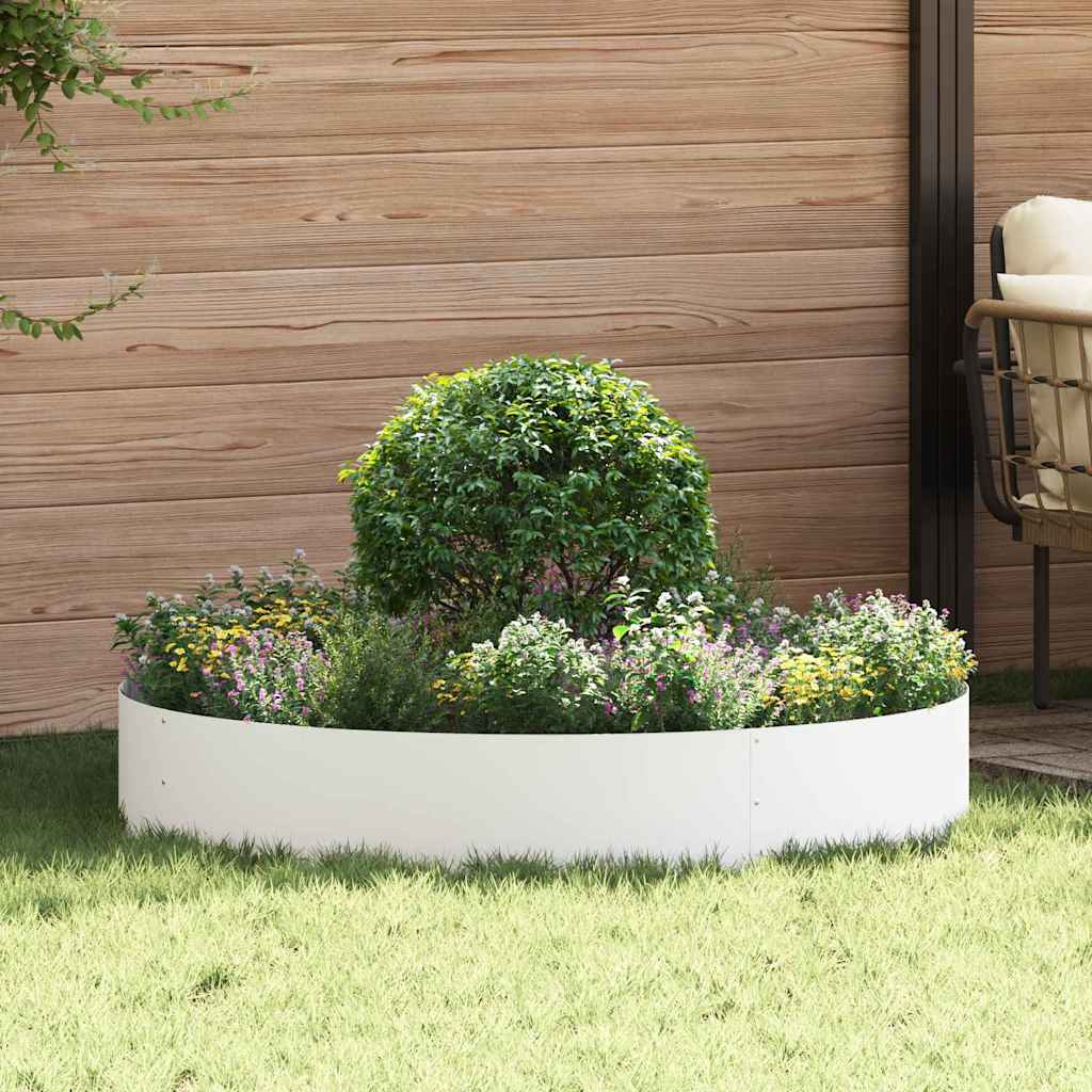 Δακτύλιος γλάστρας Λευκό 120 x 120 x 20 εκ. - Pakobazaar