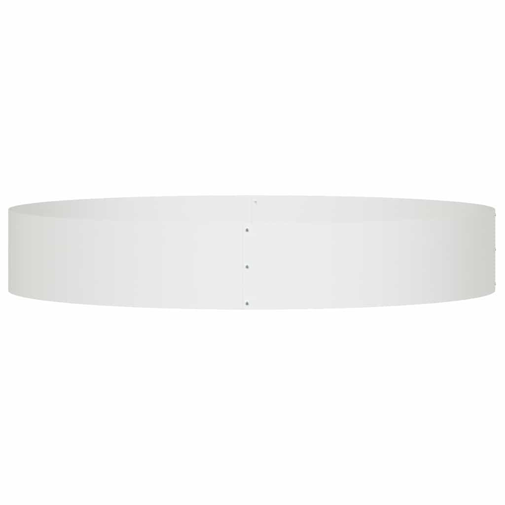 Δακτύλιος γλάστρας Λευκό 120 x 120 x 20 εκ. - Pakobazaar
