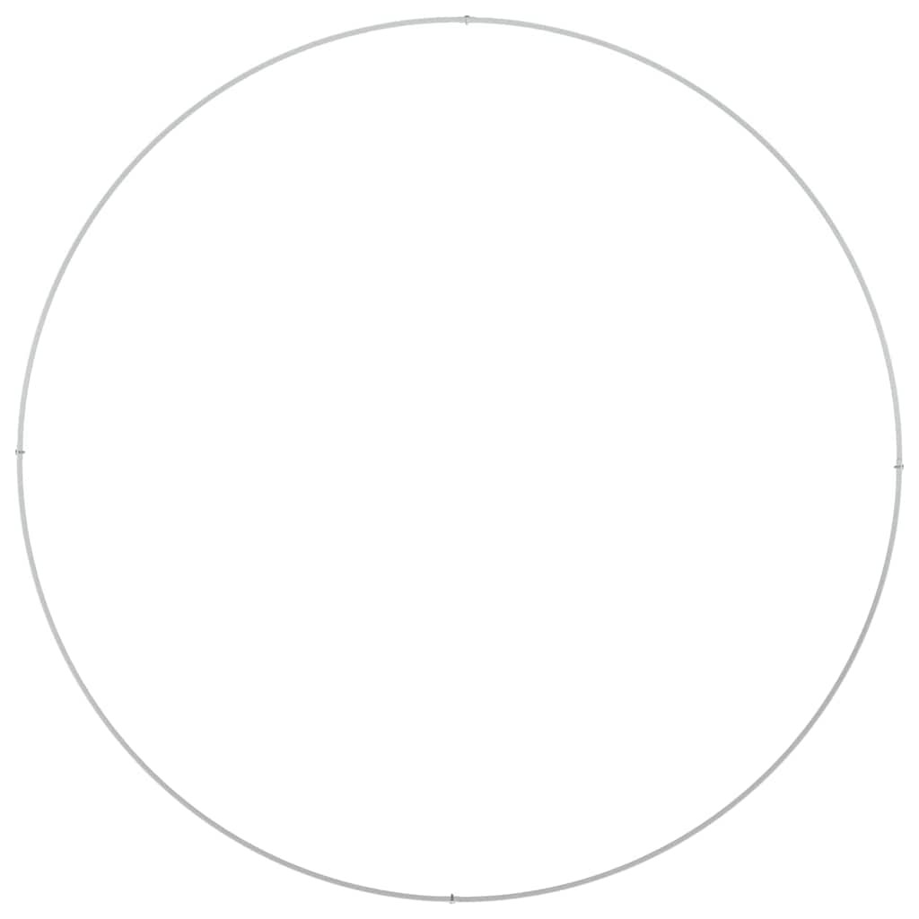 Δακτύλιος γλάστρας 5 pcs Λευκό 120 x 120 x 20 εκ. - Pakobazaar