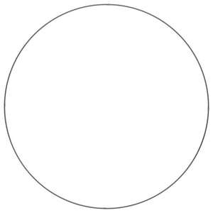 Δακτύλιος γλάστρας Ανθρακί 120 x 120 x 20 εκ. - Pakobazaar