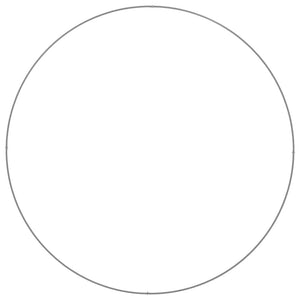 Δακτύλιος γλάστρας Ασημί 120 x 120 x 20 εκ. Ανοξείδωτο ατσάλι