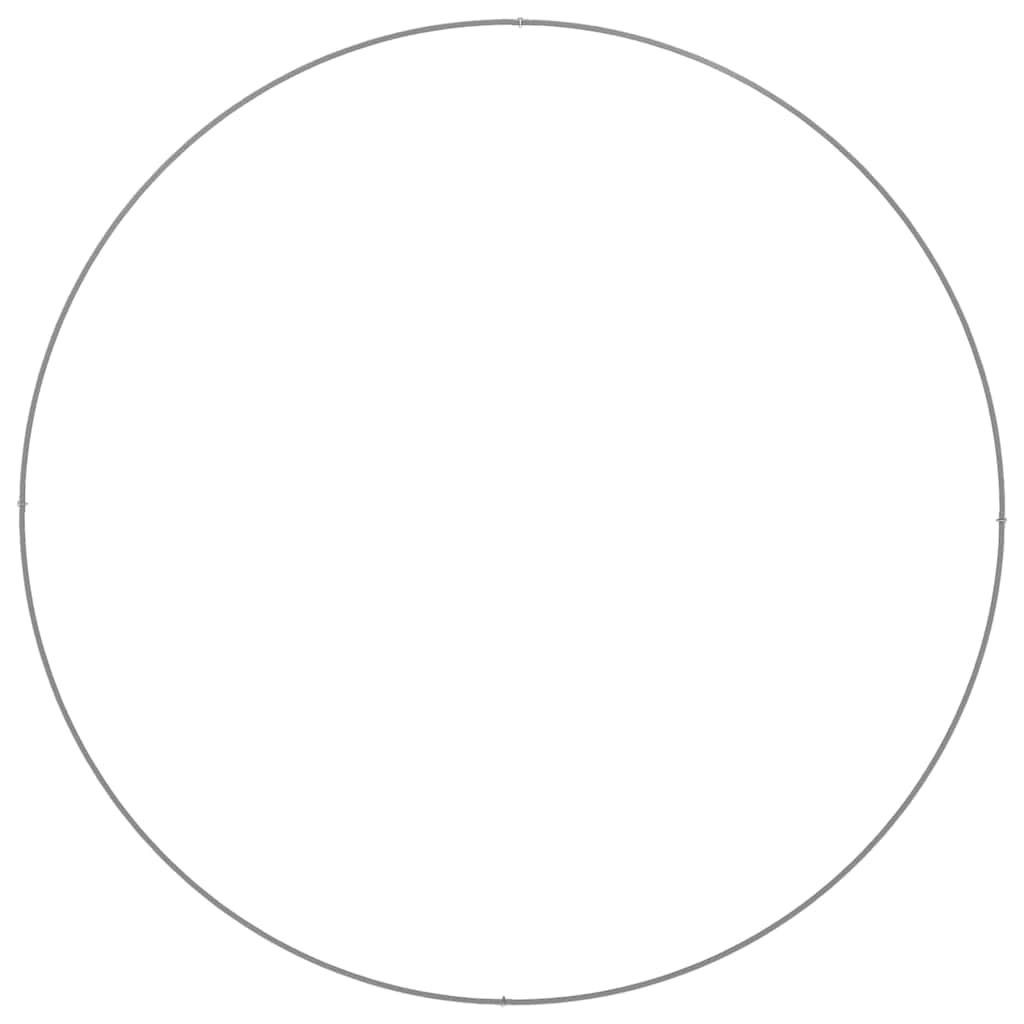 Δακτύλιος γλάστρας 5 τμχ. Ασημί 120 x 120 x 20 εκ.