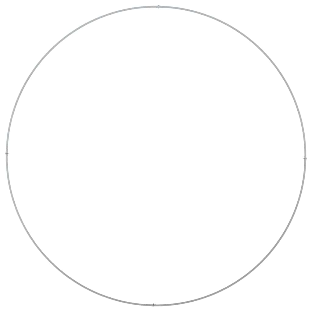 Δακτύλιος γλάστρας Ασημί 120 x 120 x 20 εκ. - Pakobazaar