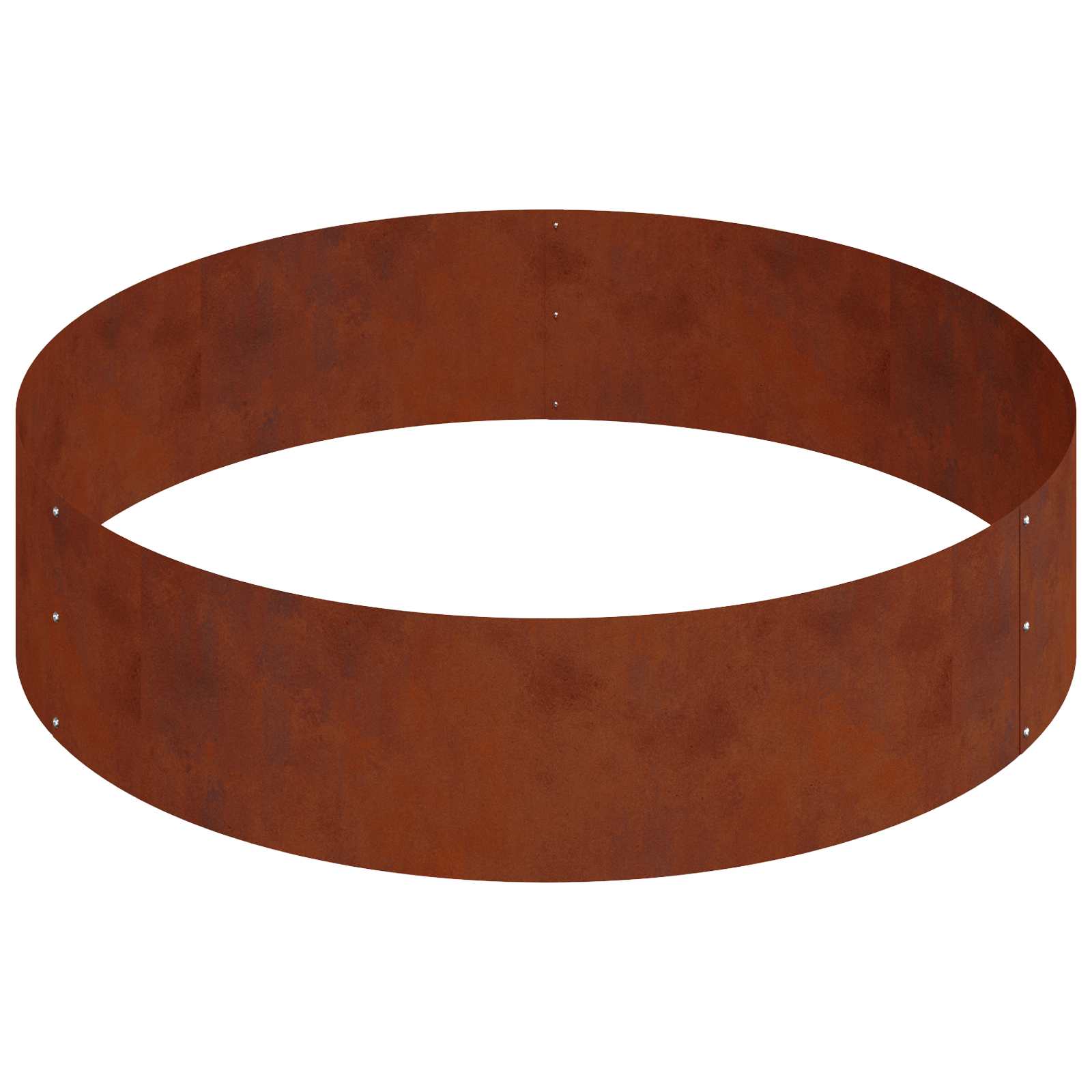 Γλάστρα Κήπου Καφέ 90 x 90 x 20 εκ Ατσάλι Σκληρυθέν στον Αέρα - Pakobazaar