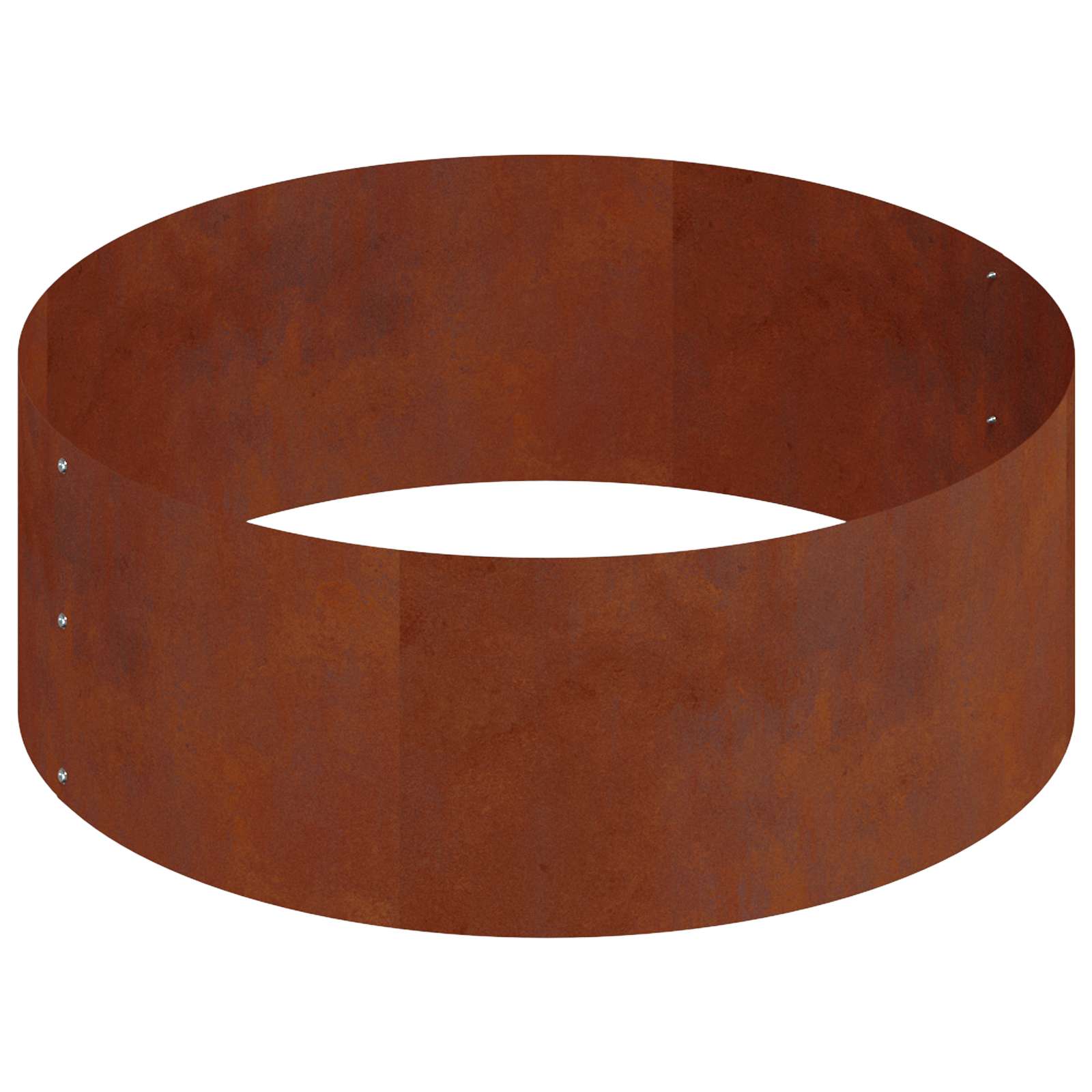 Γλάστρα Κήπου Καφέ 90 x 90 x 20 εκ Ατσάλι Σκληρυθέν στον Αέρα - Pakobazaar