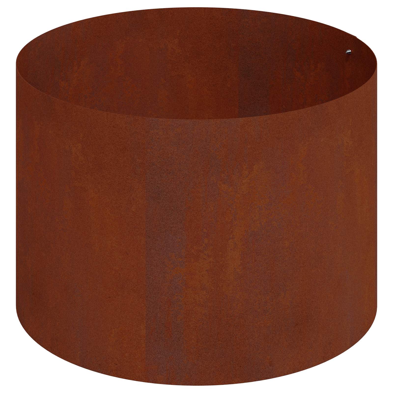 Γλάστρα Κήπου Καφέ 90 x 90 x 20 εκ Ατσάλι Σκληρυθέν στον Αέρα - Pakobazaar