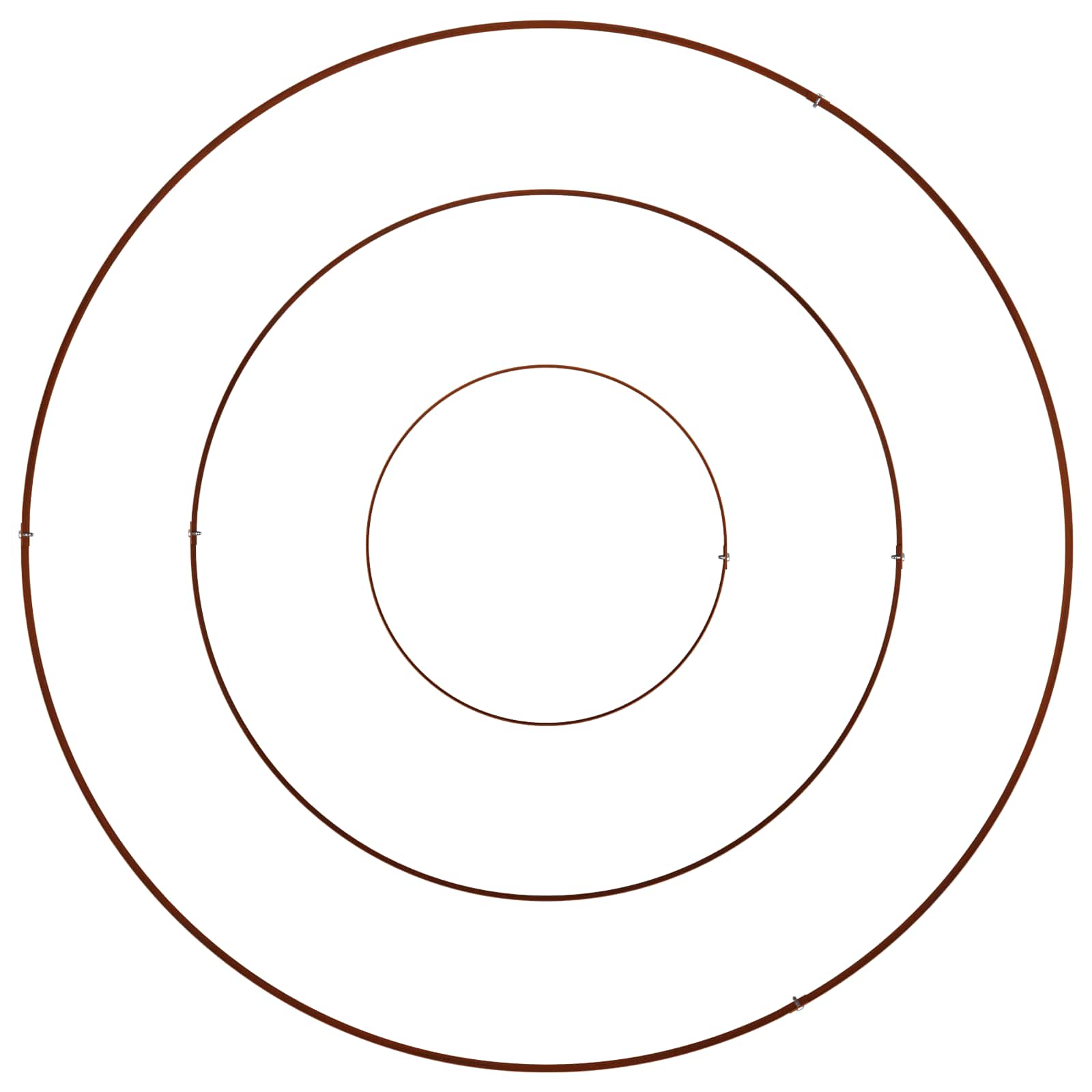Γλάστρα Κήπου Καφέ 90 x 90 x 20 εκ Ατσάλι Σκληρυθέν στον Αέρα - Pakobazaar