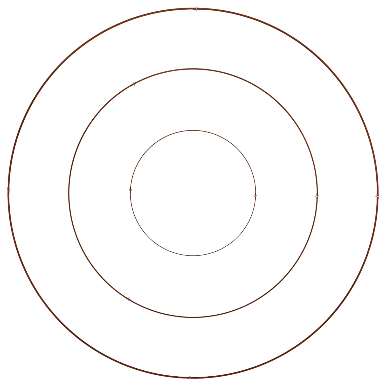 Γλάστρα Κήπου Καφέ 120 x 120 x 20 εκ. - Pakobazaar