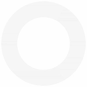 κατάλληλο για επίπεδα δαχτυλίδια δέντρου 5 τμχ. Λευκό Ατσάλι