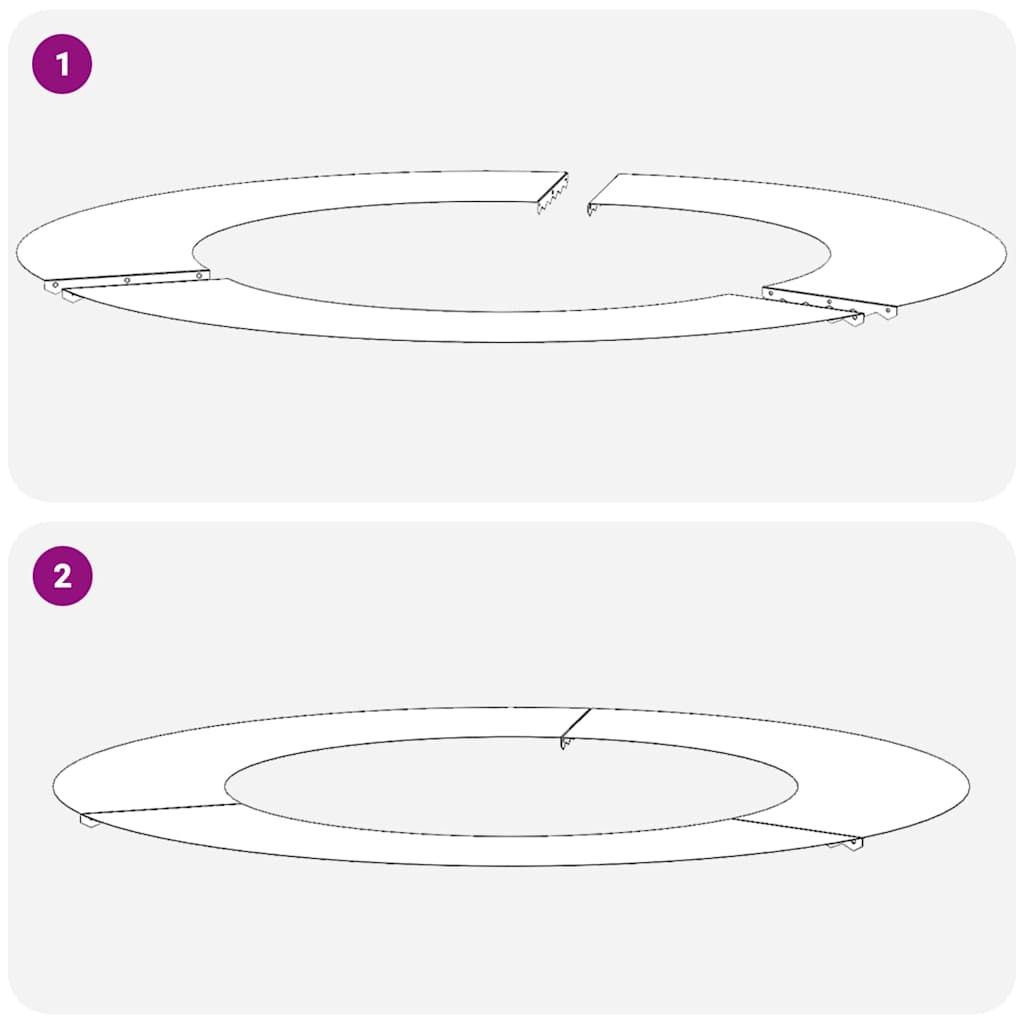 κατάλληλο για επίπεδα δαχτυλίδια δέντρου 5 pcs Ανθρακί