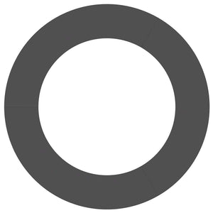 κατάλληλο για επίπεδα δαχτυλίδια δέντρου 5 τμχ. Μαύρο Ατσάλι