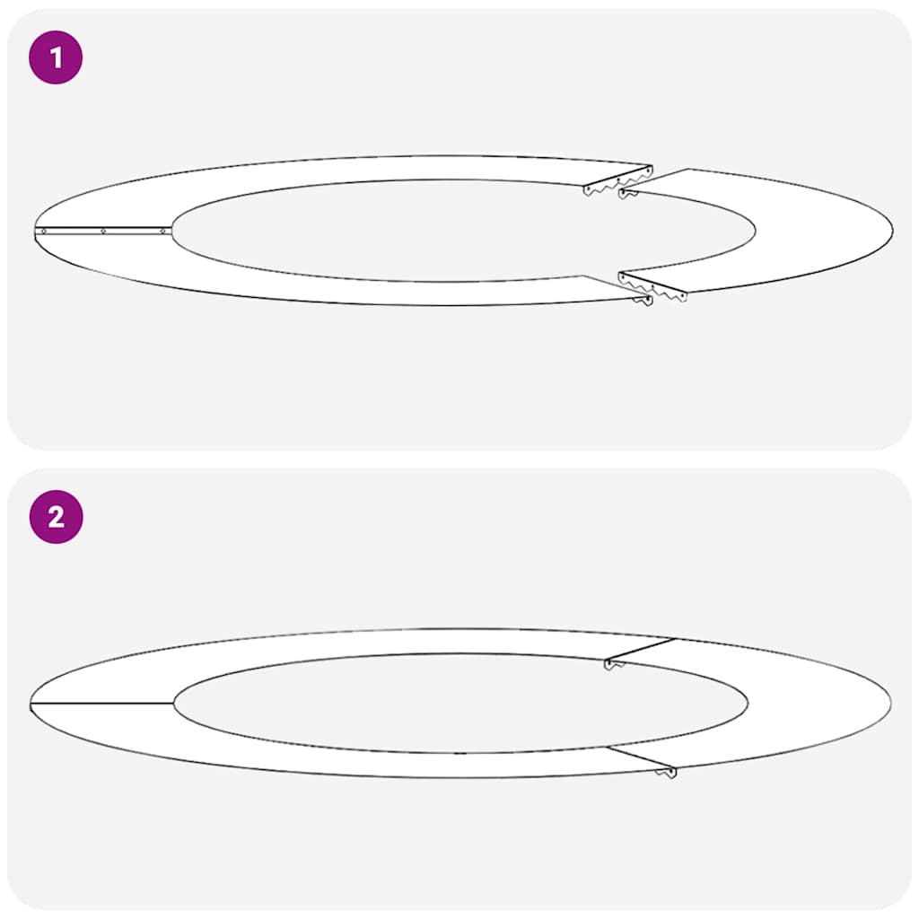 κατάλληλο για επίπεδα δαχτυλίδια δέντρου 5 pcs Ασημί Ø60 / 90 εκ.