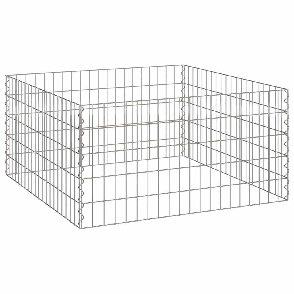 Τετράγωνος Κομποστοποιητής 100 x 100 x 50 cm Σίδερο - Pakobazaar
