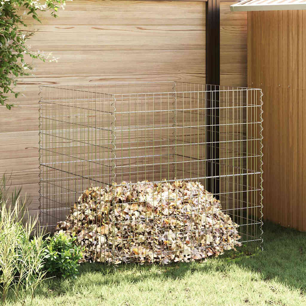 Τετράγωνος Κομποστοποιητής 100 x 100 x 100 cm Σίδερο - Pakobazaar