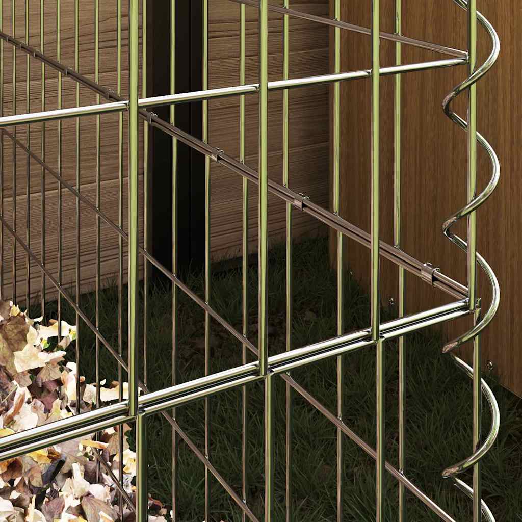 Τετράγωνος Κομποστοποιητής 100 x 100 x 100 cm Σίδερο - Pakobazaar