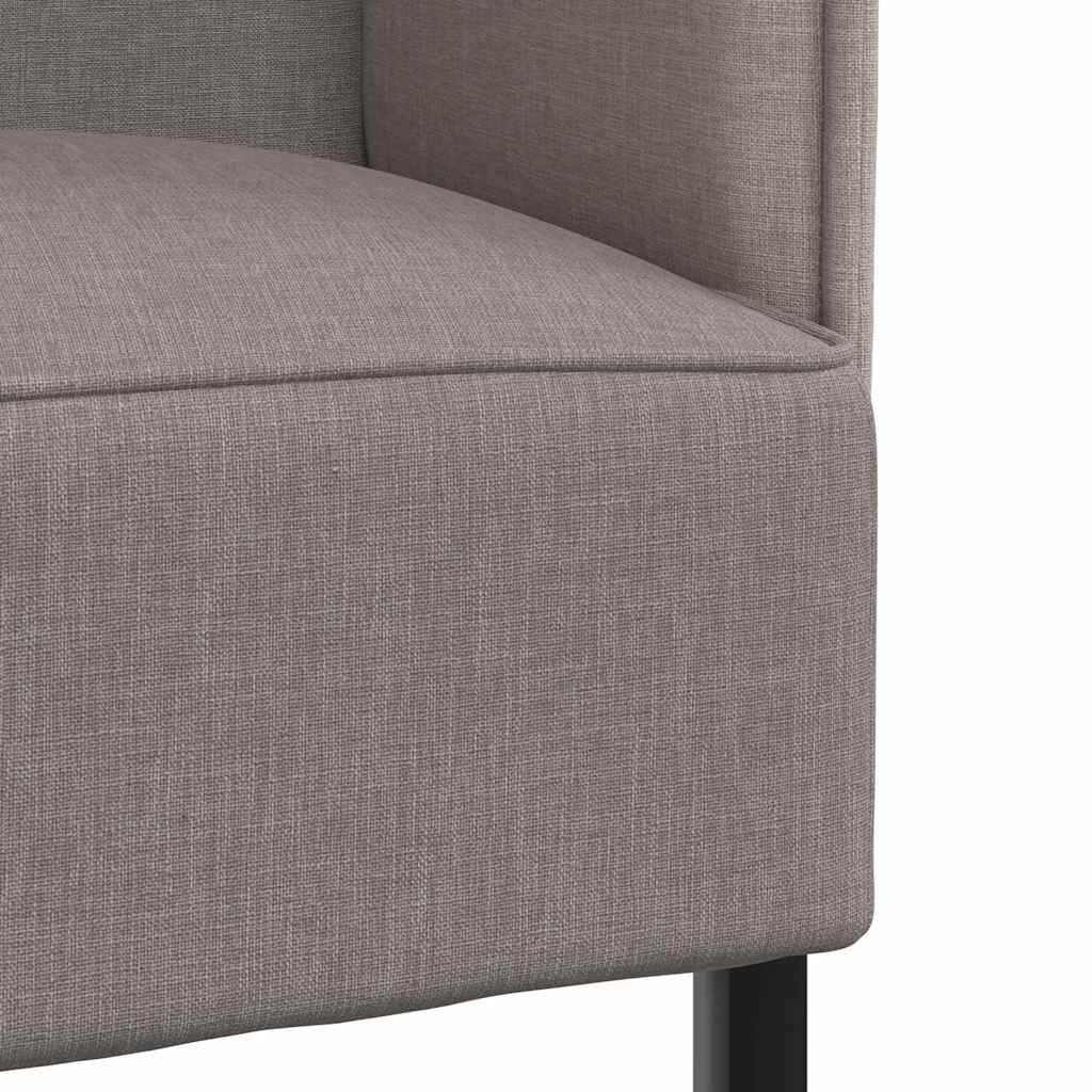 Καναπές Υψηλής Πλάτης 101cm Taupe ύφασμα - Pakobazaar