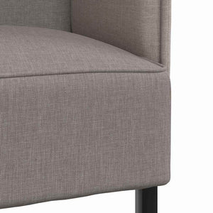 Καναπές Υψηλής Πλάτης 101cm Taupe ύφασμα - Pakobazaar