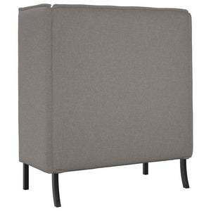 Καναπές Υψηλής Πλάτης 101cm Taupe ύφασμα - Pakobazaar